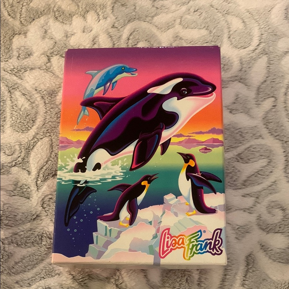 Lisa Frank Ocean Adventure Box with Dolphins and Penguins